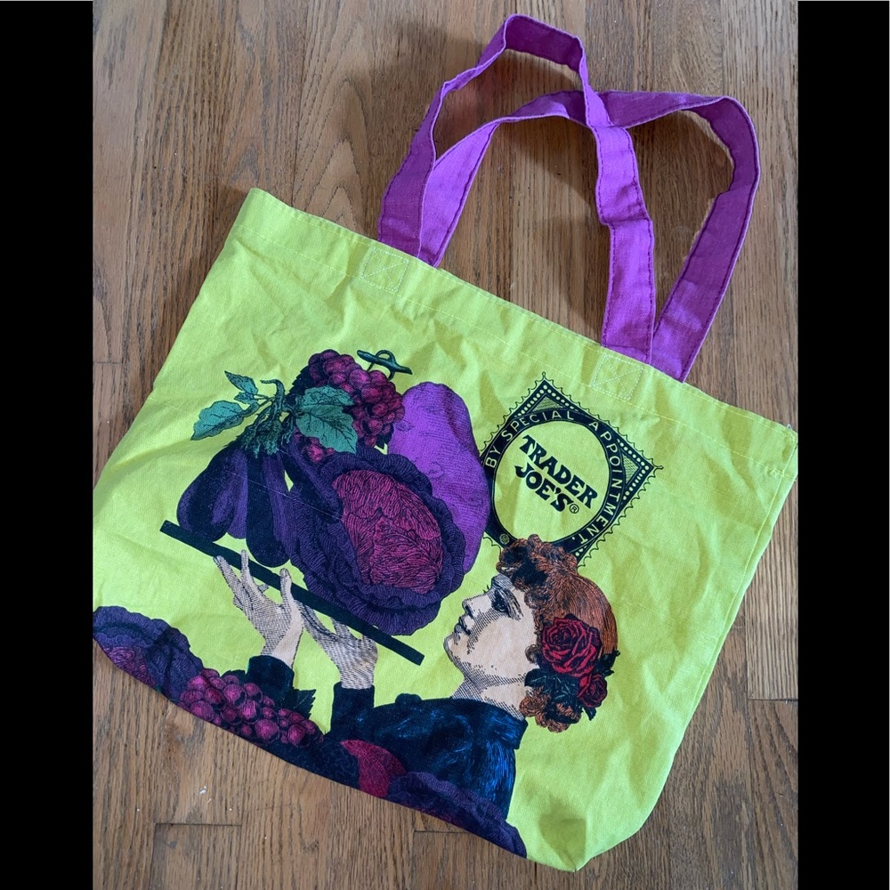 Trader Joe’s vintage cotton canvas shopping bag